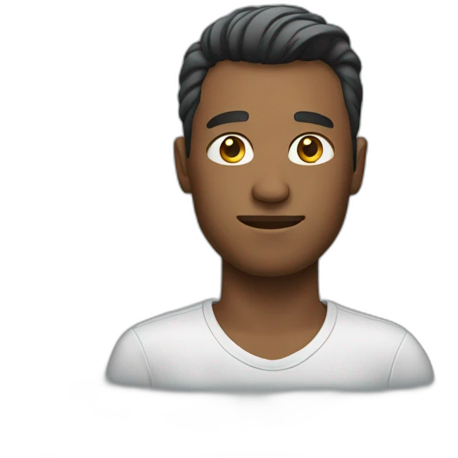 Man with a shirt emoji