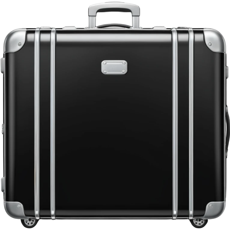Rimowa full black suitcase emoji