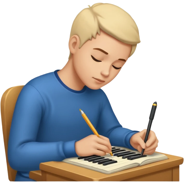 writing music emoji