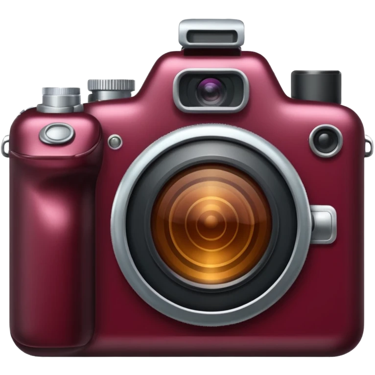 Camera burgundy emoji