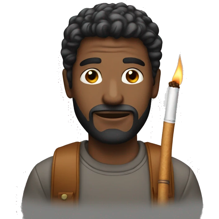 man with sigaar emoji