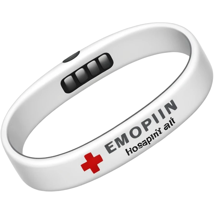 Hospital bracelet emoji