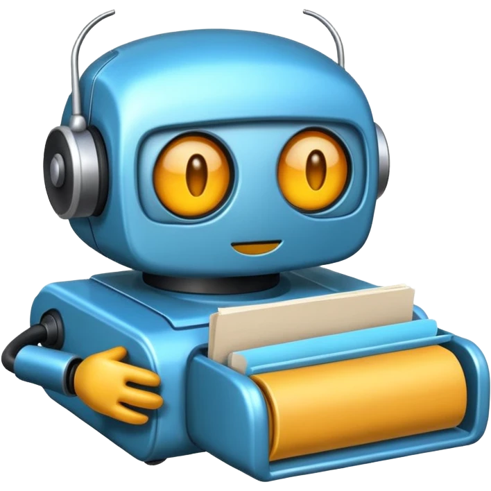 La palabra bot emoji