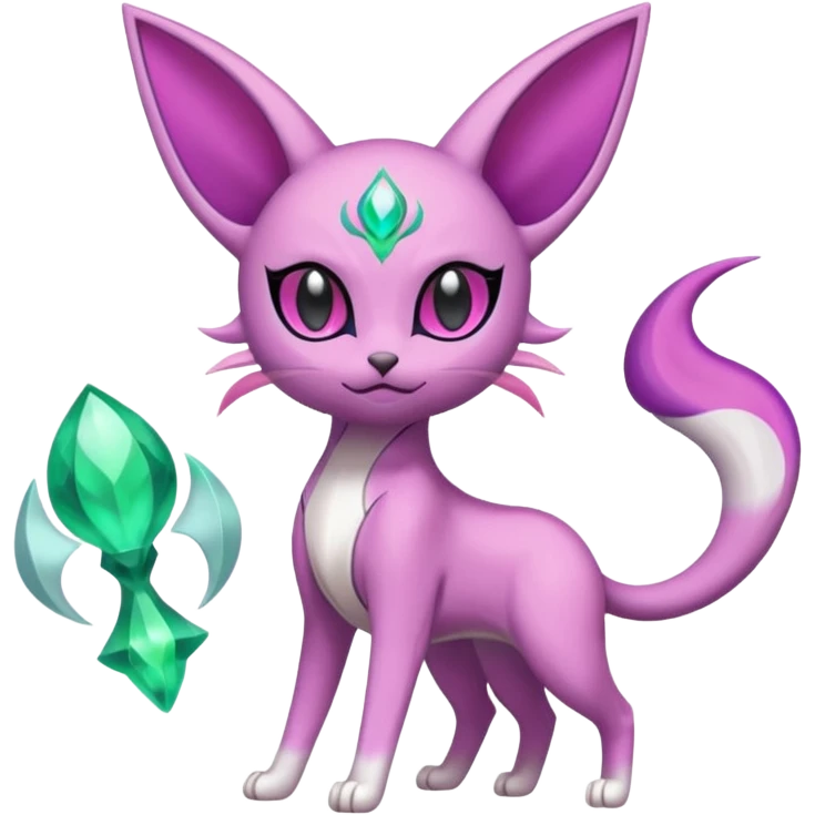 Espeon-Meloetta-Mew-Delcatty-Pachirisu-fusion emoji