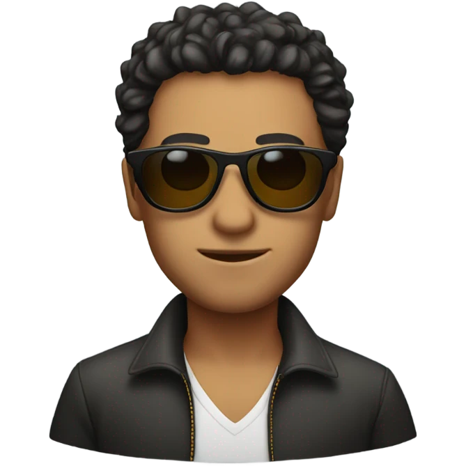 Luca wearing sunglasses emoji