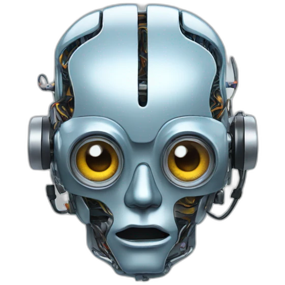 brain robot emoji