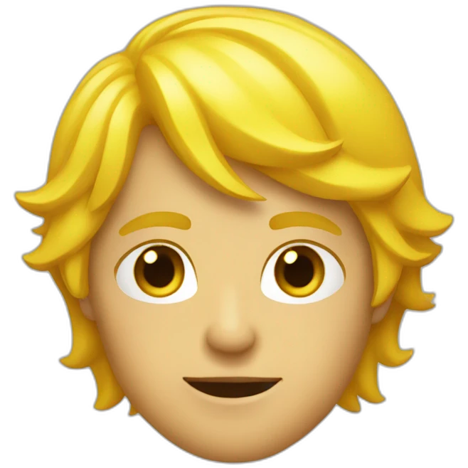 emoji jaune mais sans bouche  emoji