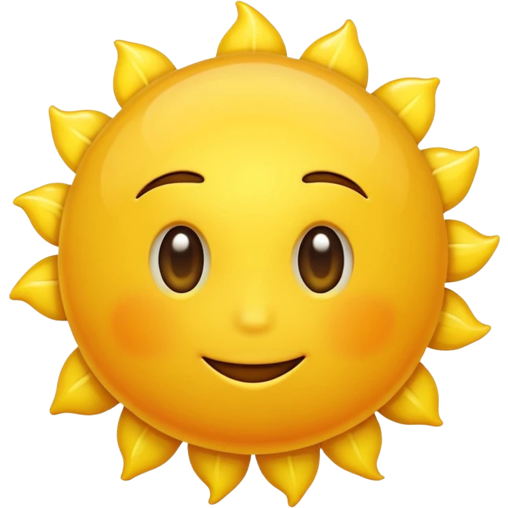 Sun emoji