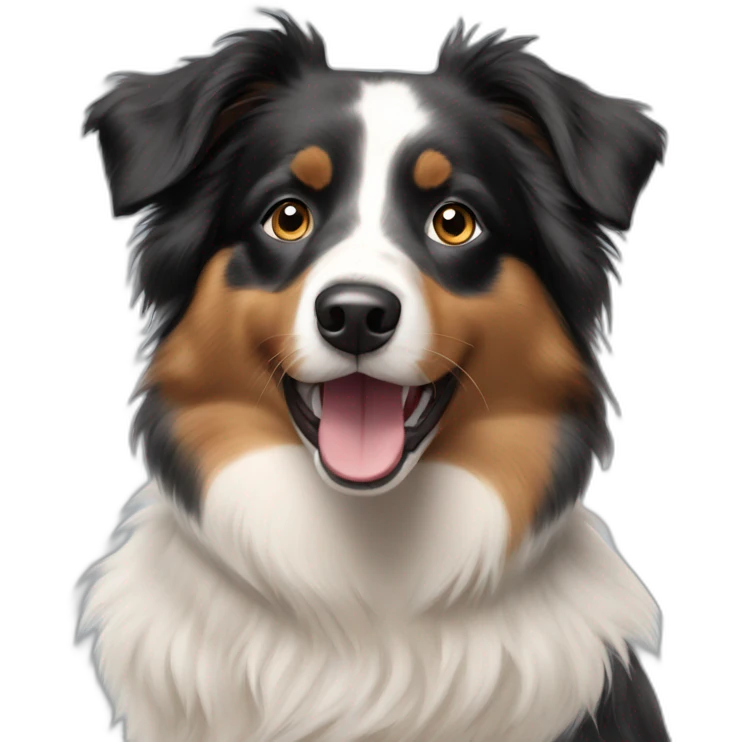 Miniature Australian shepherd emoji