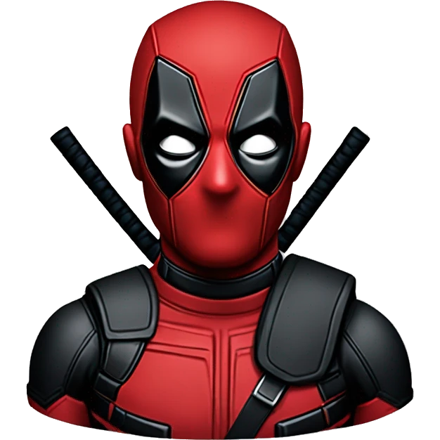 Deadpool black colo emoji