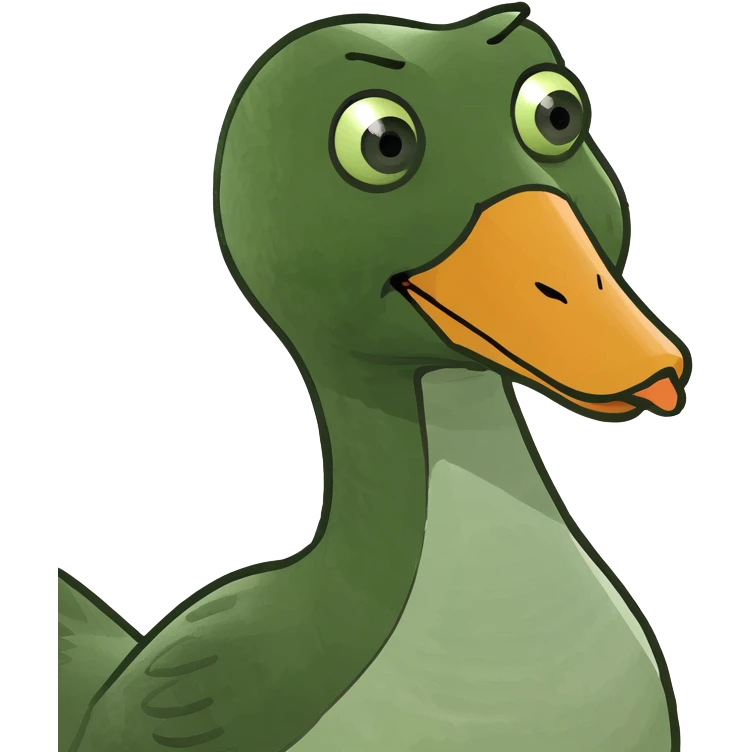 Silly goose emoji