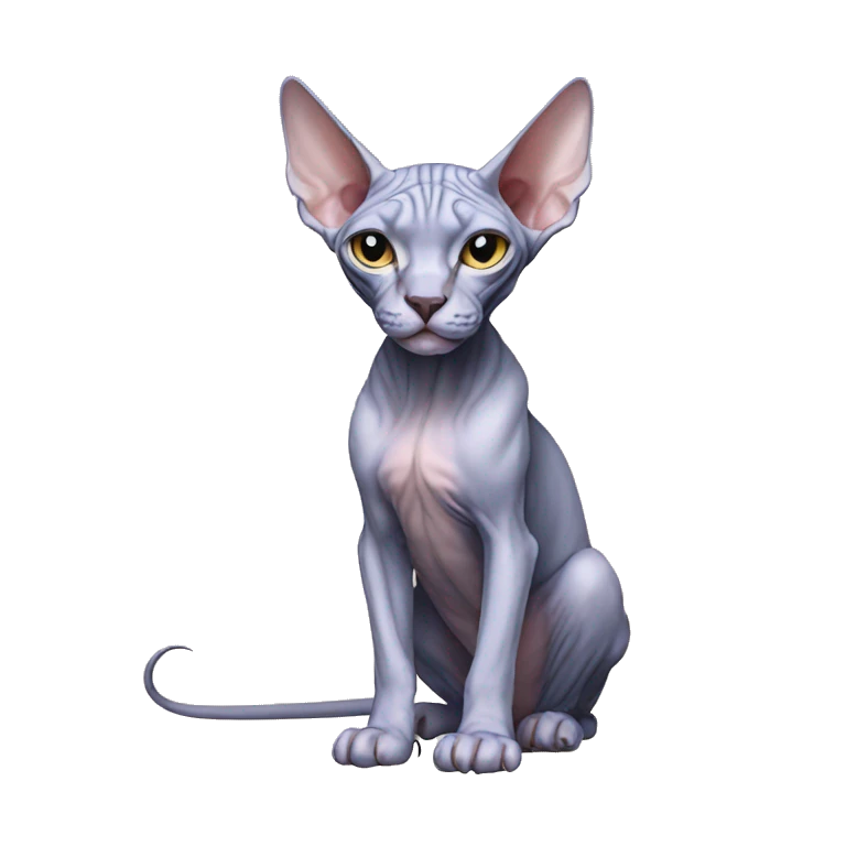 Sphynx full body emoji