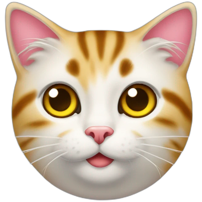 Gatito mimoso dolar corazón emoji