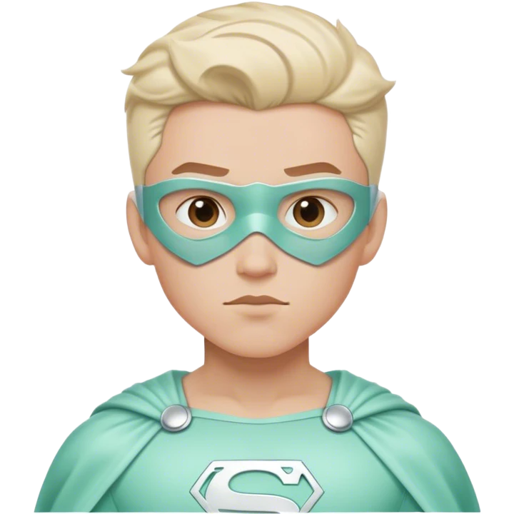 younger super hero mint pastel outfit emoji