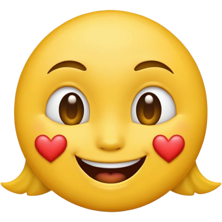 Emoji with kisses on face emoji