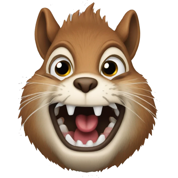 rabid squirrel  emoji
