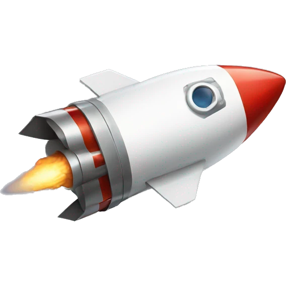 down rocketship emoji