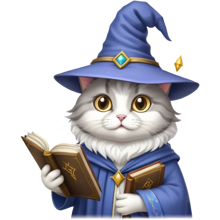 Wizard cat emoji