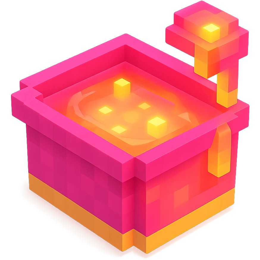 сделай соус из фастфуда розовый светящийся, no background  emoji