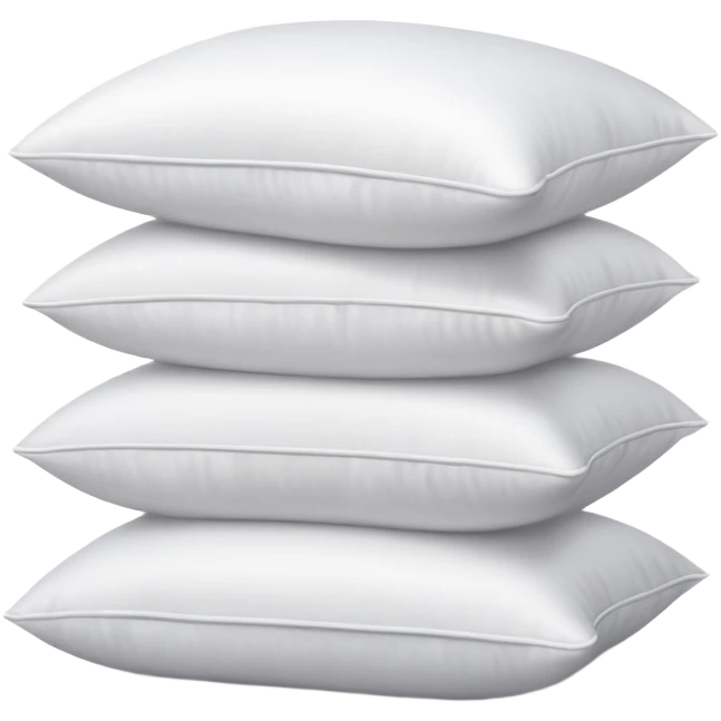 White pillows stack emoji