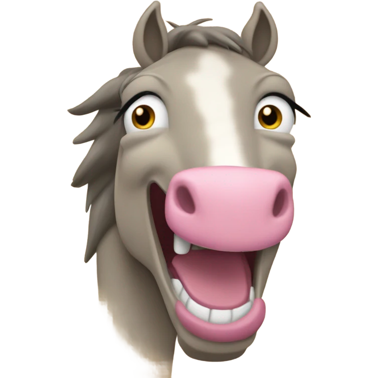 Caballo feliz  emoji