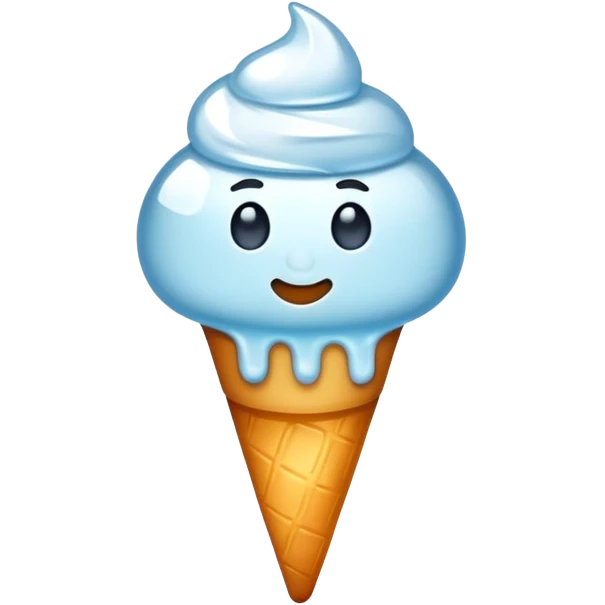 Chat glacé  emoji