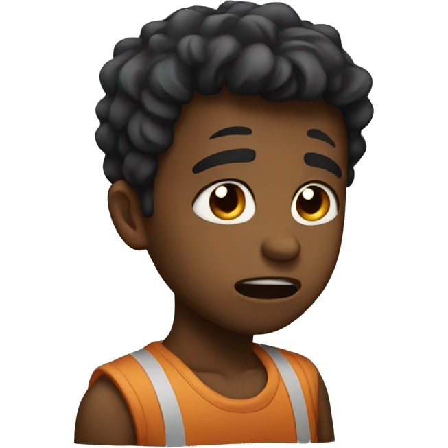 Boy cry emoji