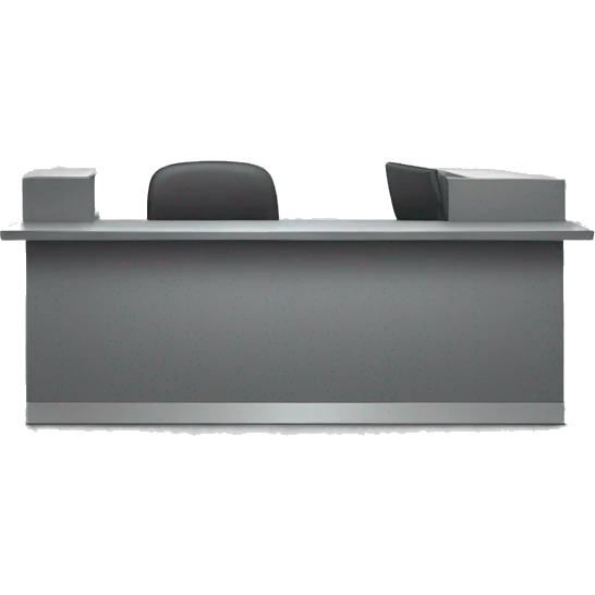 GRAY WELCOME DESK emoji