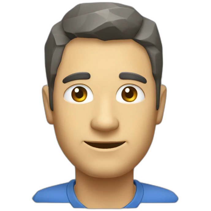 flat-shaded-low-polygon-computer emoji