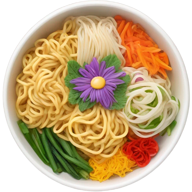 Bowl of noodles but it's also a  emoji