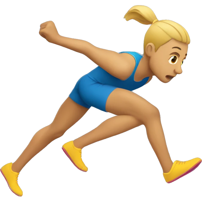 long jump side view emoji
