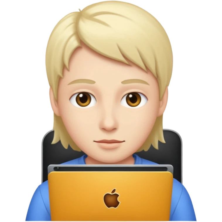 Me on a computer emoji