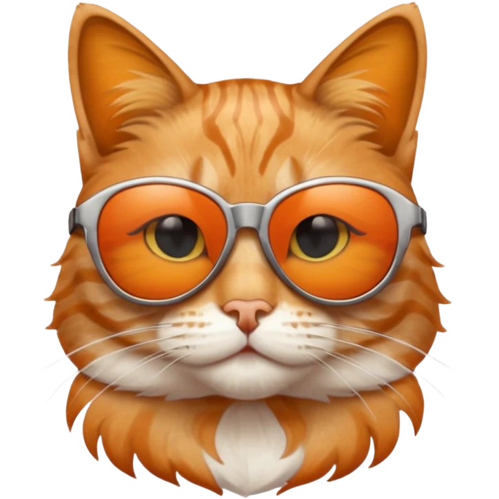 Cat wearing sunglasses emoji