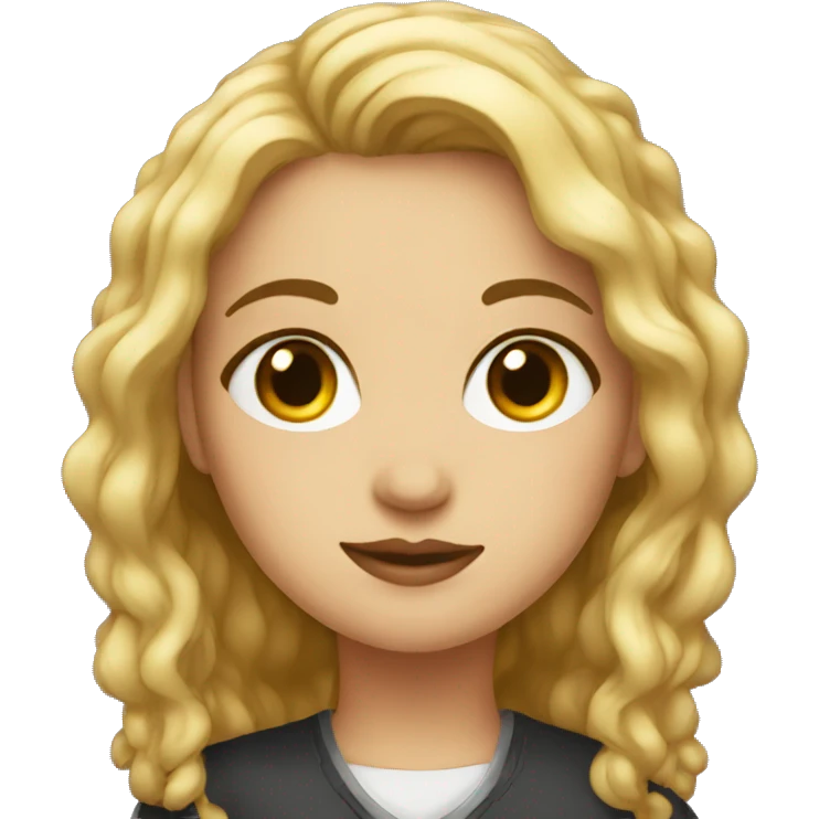 Girl art curator with professional attributes  emoji
