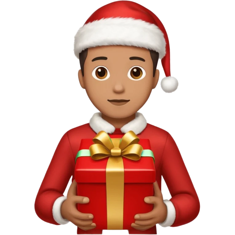 Men with Gift box  emoji