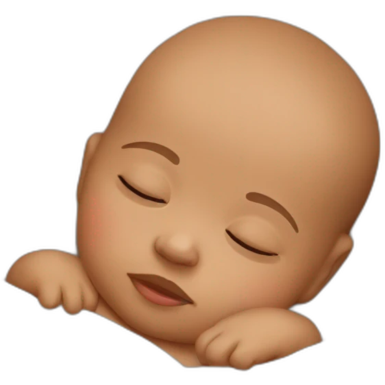 Sleeping baby emoji