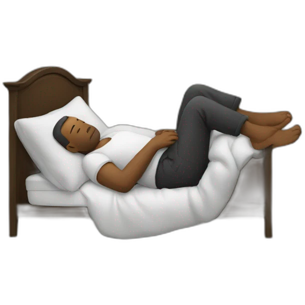 man sleeping emoji