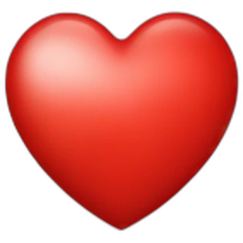 red heart emoji