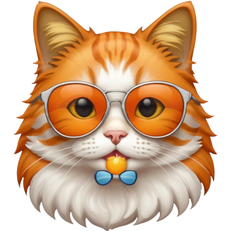Cat wearing sunglasses emoji