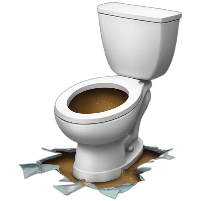 broken toilet emoji