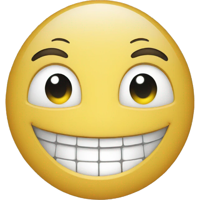 Big smile emoji