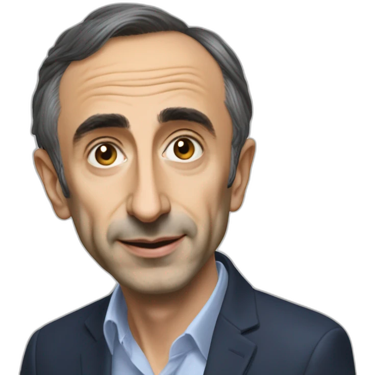 Éric zemmour qui fait un câlin à un immigrés emoji