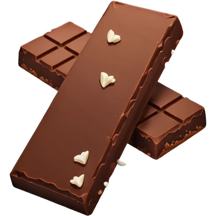 chocolate with mandel and coconut emoji