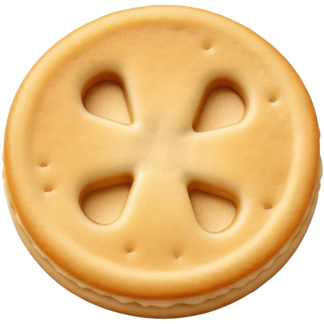 Japanese rice cracker with soy sauce flavor emoji