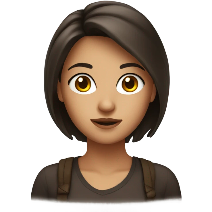 brunette girl  emoji