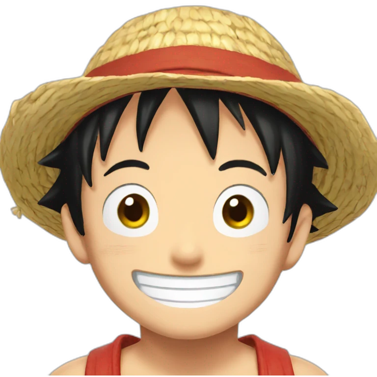 Luffy smile emoji