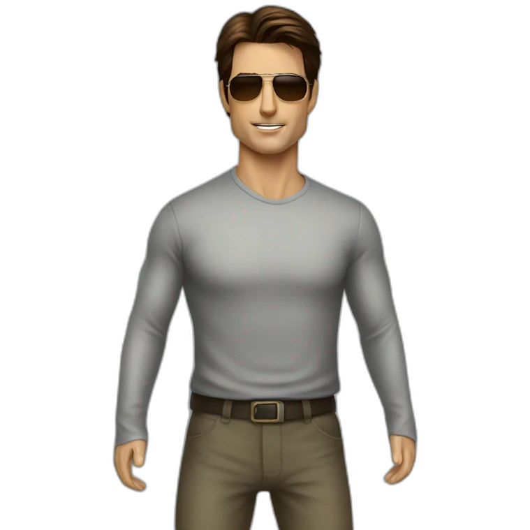 Tom cruise standing emoji