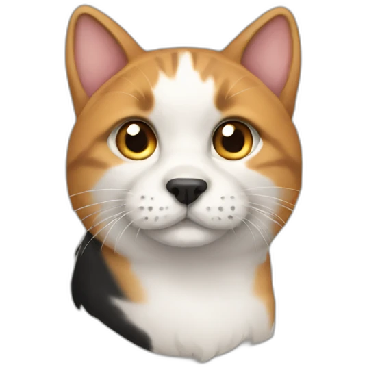 Half dog half cat emoji