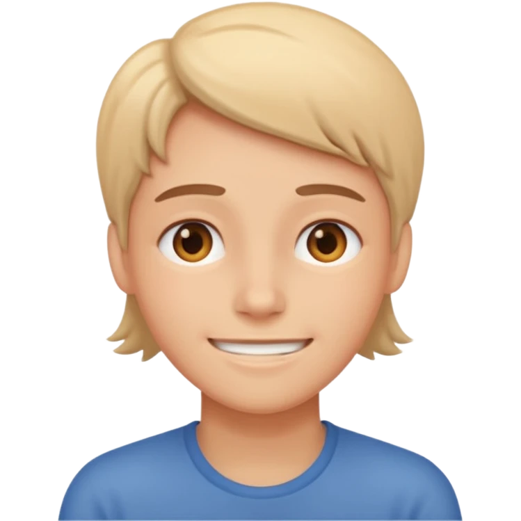 Con una sonrisa de cansado emoji