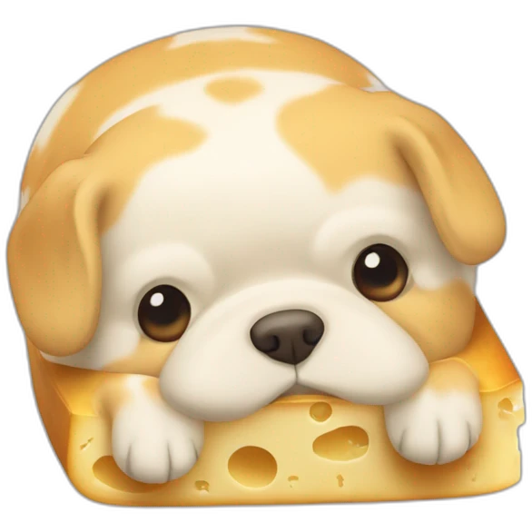 chaussons fromage chien emoji
